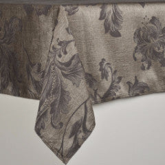 Charcoal Splendor Table Cloth  - ONLY 1 Left!